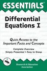 Essentials of Differential Equations 1