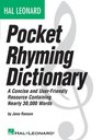 Hal Leonard Pocket Rhyming Dictionary A Concise and UserFriendly Resource Containing Nearly 30000 Words