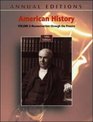 Annual Editions American History Volume 2 19/e