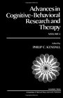 Advances in CognitiveBehavioral Research and Therapy
