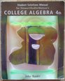 Student Solutions Manual for Stewart/Redlin/Watson's College Algebra 4th Edition