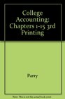 College Accounting Chapters 115 3rd Printing