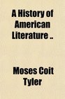 A History of American Literature