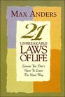 21 Unbreakable Laws of Life