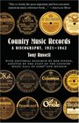 Country Music Records A Discography 19211942
