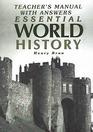 Teacher's Manual with Answers Essential World History