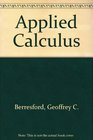 Applied Calculus Text with free CDROM