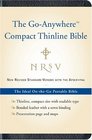 NRSV GoAnywhere Compact Thinline Bible with the Apocrypha Bonded Leather Navy