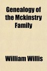 Genealogy of the Mckinstry Family
