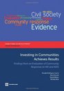 Investing in Communities Achieves Results Findings from an Evaluation of Community Responses to HIV and AIDS