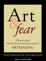 Art  Fear Observations On the Perils  of Artmaking