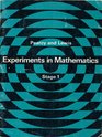 Experiments in Mathematics