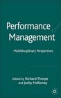 Performance Management MultiDisciplinary Perspectives