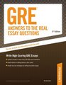 GRE Answers to the Real Essay Questions 3rd Edition