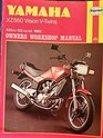 Yamaha XZ550 Vision Vtwins Owner's Workshop Manual