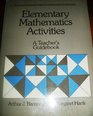 Elementary Mathematics Activities A Teacher's Guidebook