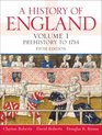 A History of England Volume 1