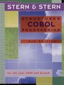 Structured Cobol Programming For the Year 2000 and Beyond 9th Edition