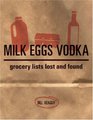 Milk Eggs Vodka: Grocery Lists Lost and Found