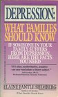 Depression  What Families Should Know