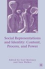 Social Representations and Identity Content Process and Power