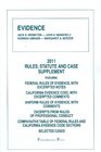 Evidence 2011 Rules and Statute Supplement
