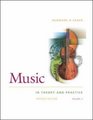 Music in Theory and Practice Vol 2 with Anthology CD WITH Anthology CD v 2