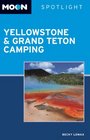Moon Spotlight Yellowstone  Grand Teton Camping