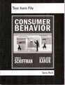 Consumer Behavior Test Item File  Eighth Edition