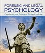 Forensic and Legal Psychology Psychological Science Applied to Law
