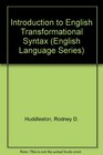 Introduction to English Transformational Syntax