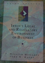 Irwin's Legal and Regulatory Environment of Business