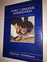 Early Language Intervention Introduction