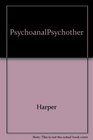 Psychoanalysis and Psychotherapy 36 Systems