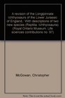 A revision of the Longipinnate Ichthyosaurs of the Lower Jurassic of England With descriptions of two new species