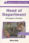 Head of Department Principles in Practice