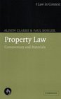 Property Law  Commentary and Materials