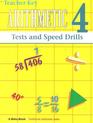 Abeka arithmetic 4 tests and speed drills 4 teachers key 3rd edition