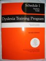 Dyslexisa Training Program Schedule I Teacher's Guide