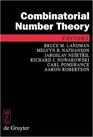 Combinatorial Number Theory Proceedings of the 'Integers Conference 2007' Carrollton Georgia October 2427 2007