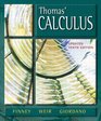 Thomas' Calculus AND Maple Approach Calculus