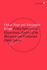 Public Sphere and Experience Analysis of the Bourgeois and Proletarian Public Sphere