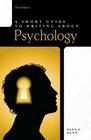 Short Guide to Writing About Psychology