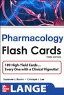 Lange Pharmacology Flash Cards Third Edition