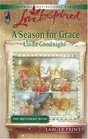 A Season For Grace (Love Inspired) (Large Print)