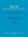 Brandenburg Concerto No 1 and Original Version Sinfonia in F Major  Score