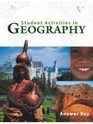 Student Activities in Geography for christian Schools Teacher's Edition