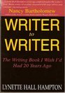 Writer to Writer