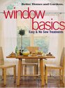 Window Basics: Easy  No Sew Treatments