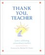 Thank You Teacher Letters Celebrating Extraordinary Teachers